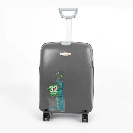 Francesco Molinary Чемодан на 4-х колесах (серый)