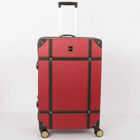 Francesco Molinary Чемодан на 4-х колесах (бордовый)