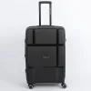 Francesco Molinary Чемодан на 4-х колесах (черный)
