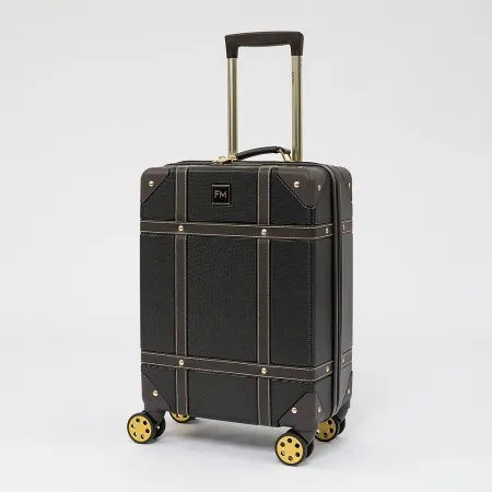 Francesco Molinary Чемодан на 4-х колесах (черный)