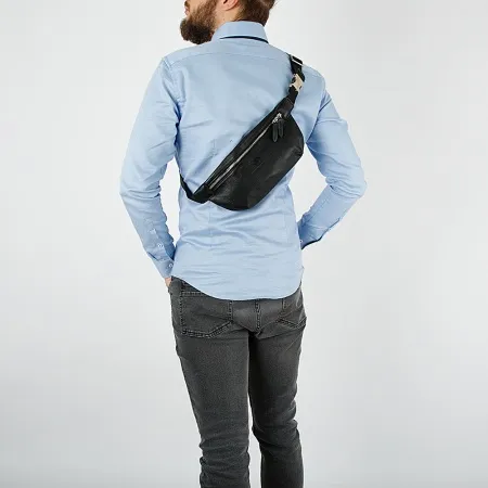 Francesco Molinary Сумка на пояс (черный)