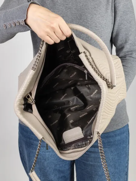Сумка натуральная кожа Poshete арт. 8717263