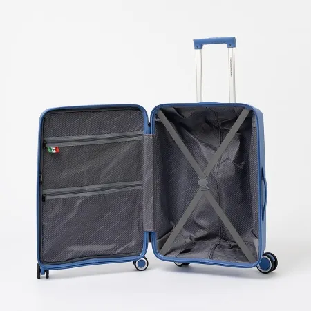 Francesco Molinary Чемодан на 4-х колесах (синий)