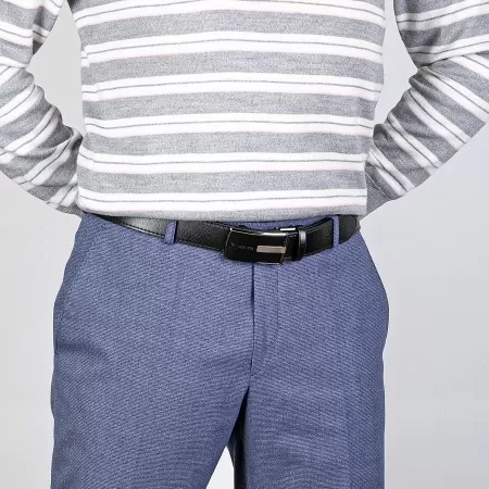 Мужской ремень  Poshete арт. 9675-09901