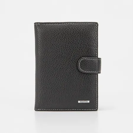 Poshete Обложка для паспорта и автодок (черный)