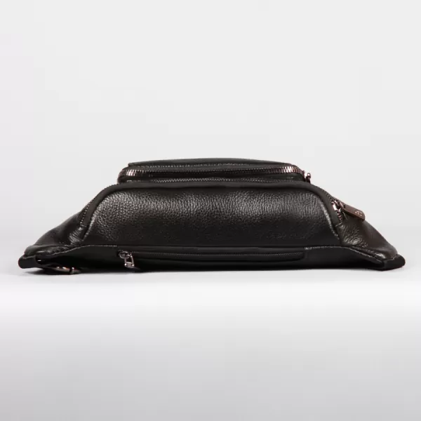 Поясная кожаная сумка Francesco Molinary арт.751356-001