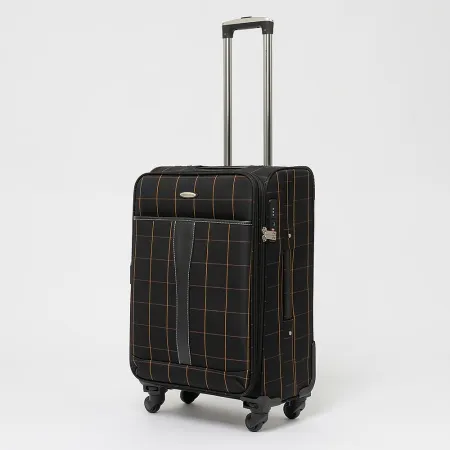 Francesco Molinary Чемодан на 4-х колесах (черный)